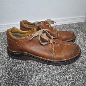 Dr. Martens brown split toe oxford leather shoes men's 10